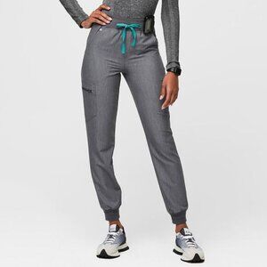 Figs High Waisted Zamora Jogger Scrub Pants Graphite Grey
